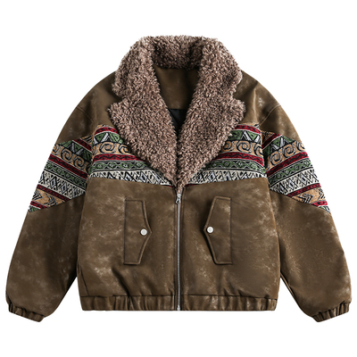 【保暖穿搭】加厚羊羔毛棉服外套