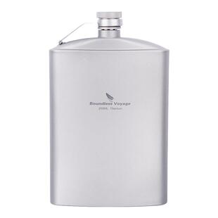 必唯纯钛酒壶便携口袋随身白酒瓶户外高档旅行迷你分装酒瓶小容量