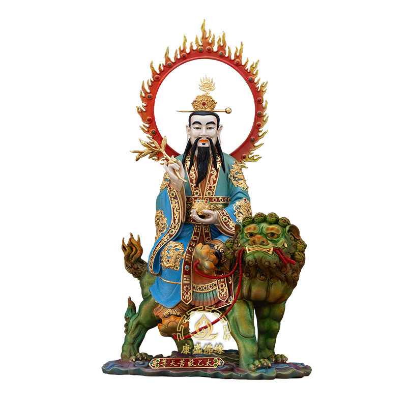 台湾纯铜太乙救苦天尊神像摆件