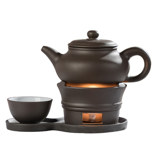 套装餐厅酒店茶楼功夫汤紫砂壶紫砂茶壶陶瓷养生炖汤壶朱泥仿蜡烛