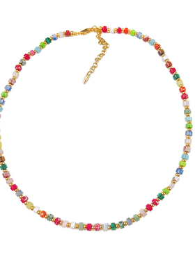 个性高级感彩色夏天多巴胺项链