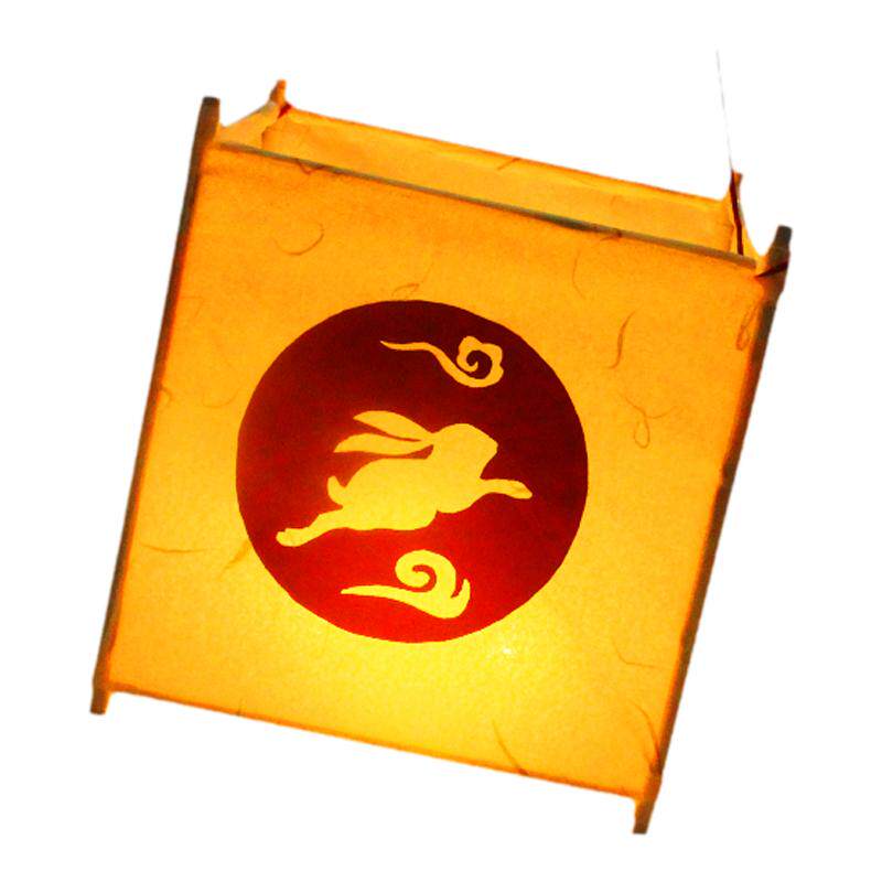 DIY手工宫灯新年元宵节发光灯笼儿童中国剪纸制作幼儿园益智材料