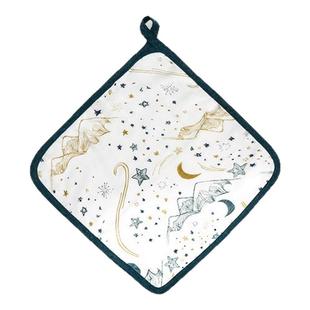 【U先试用】Nest Designs竹棉纱布四层小方巾*1(花色随机)