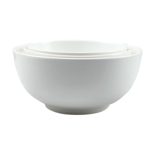 景德镇碗家用2026新款吃饭的碗5英寸白色商用6寸陶瓷米饭碗10个装