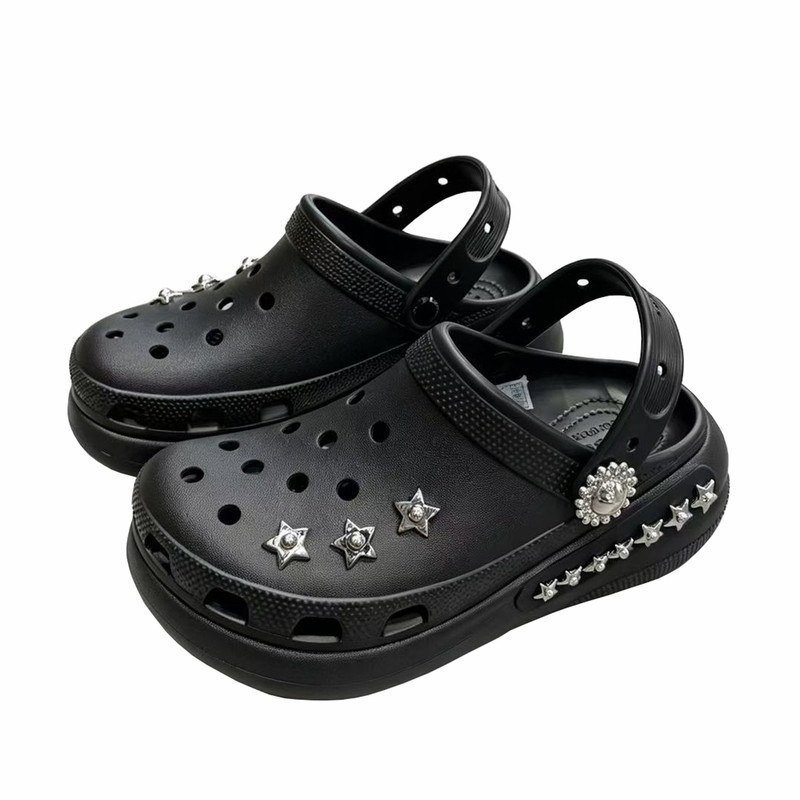 卡骆驰经典泡芙繁星洞洞鞋crocs