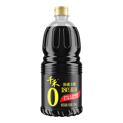 千禾180天御藏本酿0添加酱油