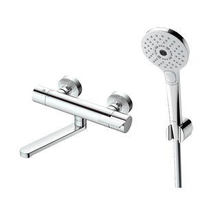 TOTO恒温水龙头TBV03427日本进口壁挂式手持淋浴花洒升降杆(05-K)