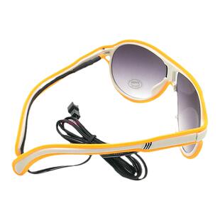 新款儿童雷朋发光眼镜 LED冷光蹦迪酒吧夜店狂欢音乐表演道具眼镜