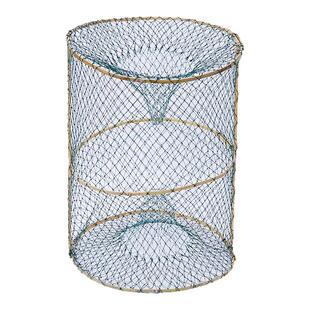 折叠花篮网野外捕鱼自动折叠竹编鱼笼黑鱼笼甲鱼笼鳖笼虾笼蟹笼子