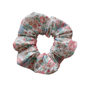 原创新款自制小清新大肠发圈日韩碎花法式超仙大肠复古布艺BM头绳