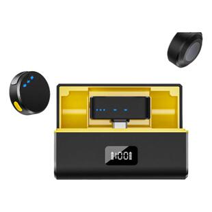 便携式磁吸纽扣无线领夹式麦克风收音录音直播手机降噪采访视频