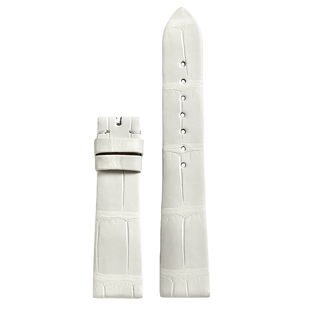 适用宝珀鳄鱼皮真皮手表带女月亮美人钻石舞会6126 3663 6106表带