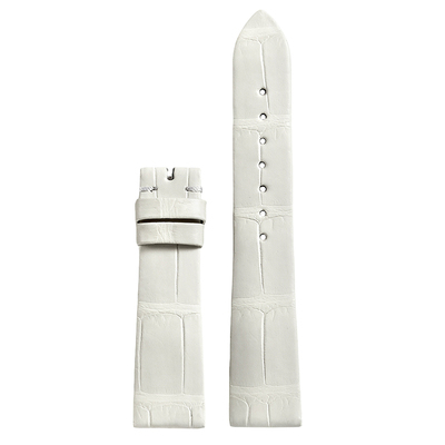 适用宝珀鳄鱼皮真皮手表带女月亮美人钻石舞会6126 3663 6106表带