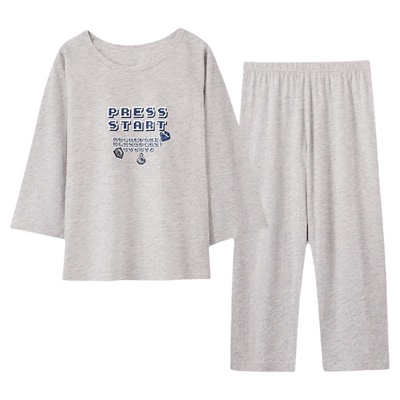 英博伦休闲纯棉春夏空调服七分袖