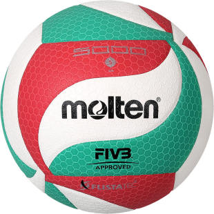【FIVB认证】molten摩腾排球5号软式硬排PU室内比赛训练球V5M5000
