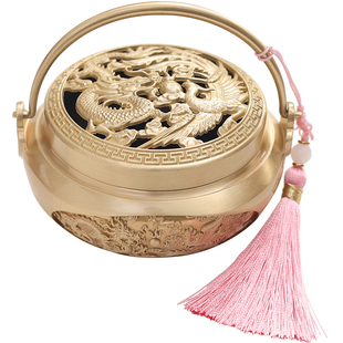 纯铜暖手炉铜火炉结婚火冲火铳古代手炉取暖火笼小暖炉炉子熏香炉