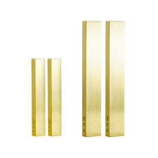 荣宝斋黄铜镇纸镇尺摆件创意仿古压纸铜镇尺金属压书器写毛笔字压纸可爱学生铜书法镇纸