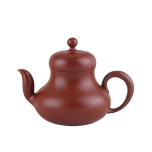 【张银超.思亭】潮州朱泥手拉壶全手工泡茶壶功夫茶具紫砂壶冲罐