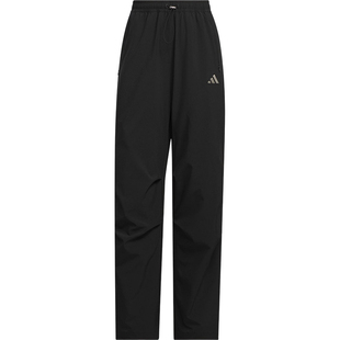 Adidas/阿迪达斯官方正品2025女士梭织宽松透气直筒长裤KC1489