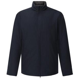 利郎官方 羽绒服茄克短款男士2025冬季商务男装立领纯色轻薄外套