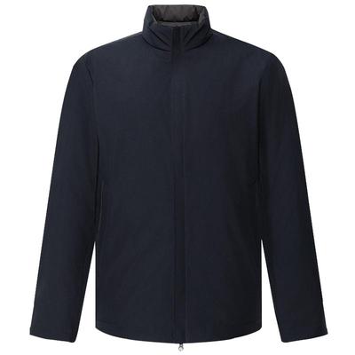 利郎官方立领纯色轻薄羽绒服茄克