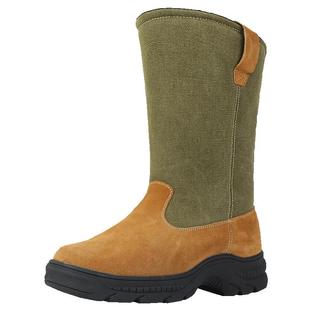 东北雪地靴男冬季加厚皮毛一体大棉鞋真皮蒙古靴高帮长筒防寒鞋子