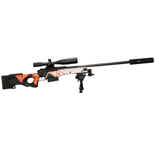 捷鹰AWM狙击抛壳软弹金属玩具SVD男孩awm枪成人M24大号98k模型枪