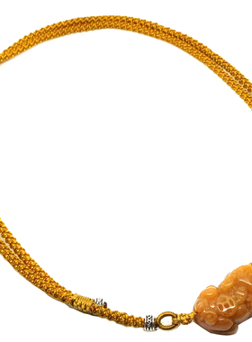 锁骨链天然玉石大小貔貅吊坠