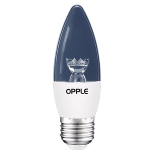 欧普led节能灯泡E27e14大小螺口吊灯灯芯蜡烛尖泡球泡家用10只装