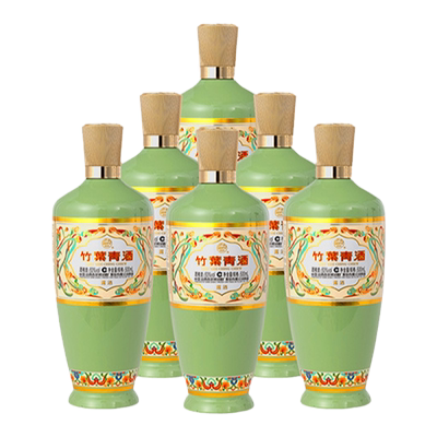 竹叶青酒荣耀绿53度500mL*6瓶