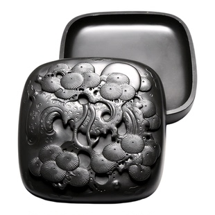 非遗大师作品 明月松间照 精工砚台原石带盖歙砚端砚高端文房四宝