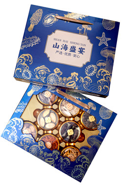年货礼盒送长辈西洋参菌菇过年礼品新年补品营养品送父母实用礼物
