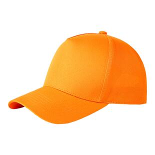 餐饮帽子广告志愿者印字定制logo订制扣帽子塑料鸭舌帽订做标志