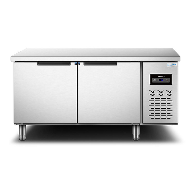 新飞冷藏工作台商用保鲜冷冻双温平冷冰柜不锈钢卧式水吧操作吧台