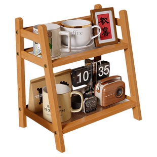 实木杯架杯子收纳置物架桌面咖啡杯茶杯杯具台面餐边柜水杯放置架
