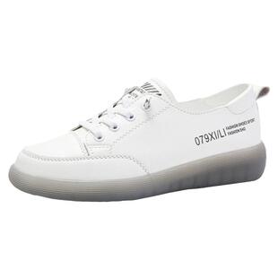 牛筋软底运动单鞋百搭防滑妈妈鞋轻便真皮休闲鞋女2026秋季款软面