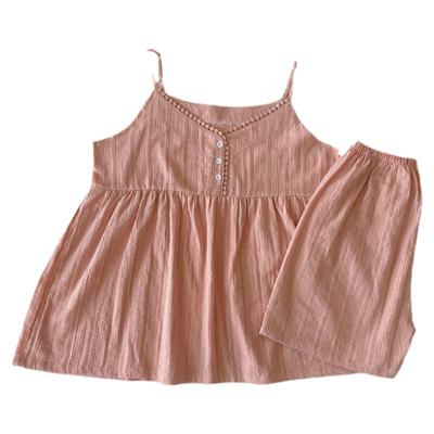 女士吊带短裤性感睡衣套装