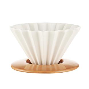 bincoo咖啡滤杯套装手冲壶漏斗陶瓷v60蛋糕滤纸过滤手磨折纸器具