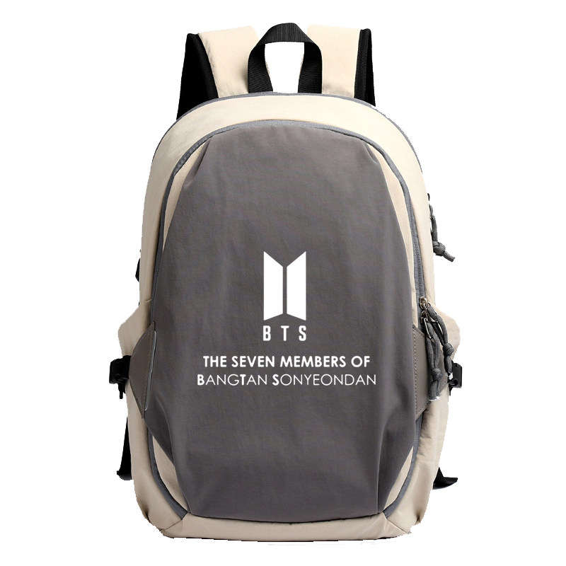 BTS韩国男团主题书包，轻便大容量中学生双肩包，ARMY粉丝背包