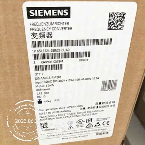 【询价】6SL3224-0BE23-0UA0G120变频器适用