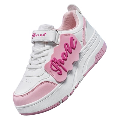 暴走鞋女童新款四轮溜冰鞋男童儿童带轮板鞋中大童隐形轮滑运动鞋