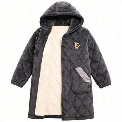 睡衣男款加厚冬季节爸爸加长加厚