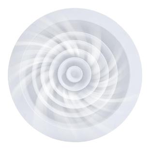 塑料ABS圆型散流器旋转式扩散式新风口通风口中央空调排风口
