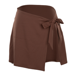 瑜伽裤遮挡裙一片式防走光屁帘女跑步健身运动新款外穿瑜伽遮臀裙