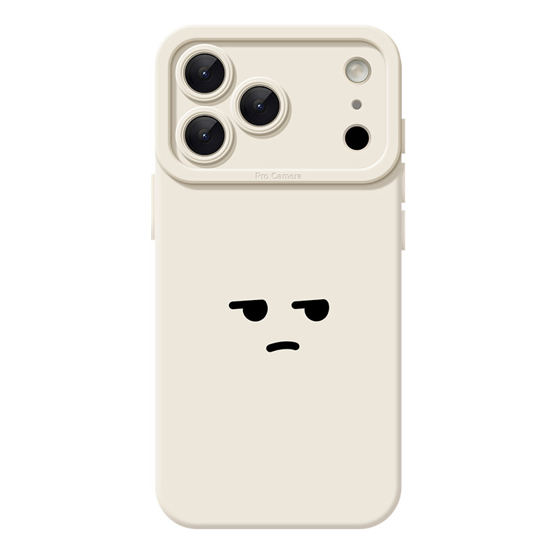 无辜表情iPhone17promax苹果18小米17pro华为mate80新款p70红米K90适用opporeno15荣耀600vivox300情侣手机壳
