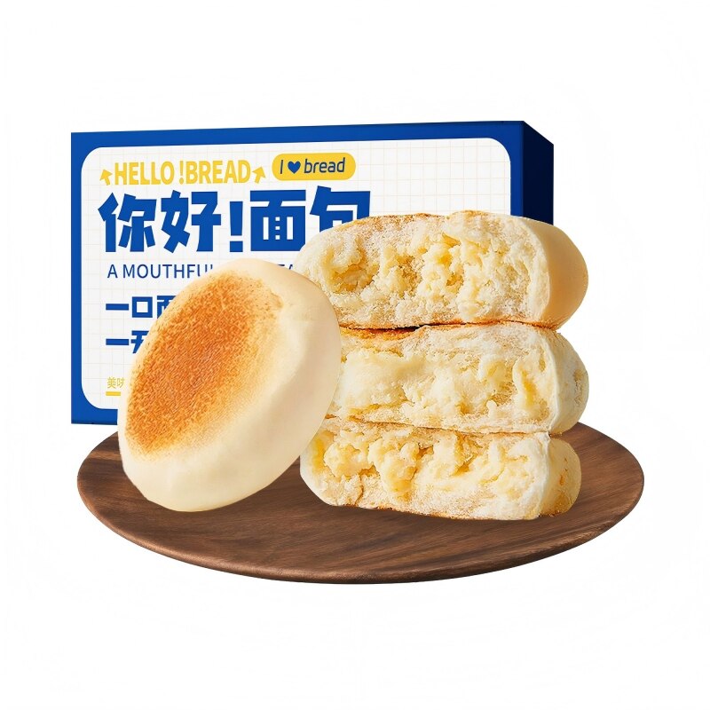 幸福西饼豆乳夹馅吐司面包