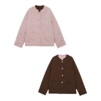 木岸muan小北岛棉服高级百搭定制两面穿棉服上衣女D-DG3-6822