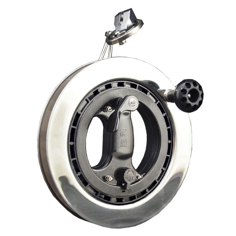 胜利不锈钢风筝轮成人专用手握钢板轮手刹车防倒转静音大轴承线盘