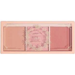 李佳琪推荐三色腮红胭脂膏粉饼自然裸妆元气晒红高光修容一体盘