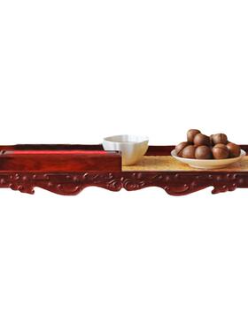 印度小叶紫檀滕编承盘中式客厅